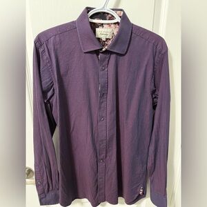 Ted Baker Deep Purple Dress Shirt